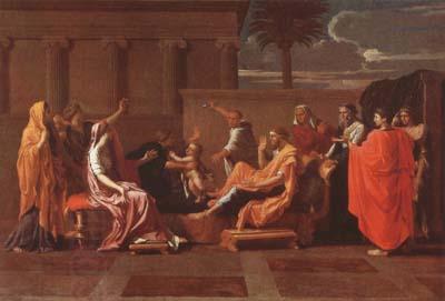Nicolas Poussin Moses Trampling on the Pharaoh's Crown (mk08) China oil painting art